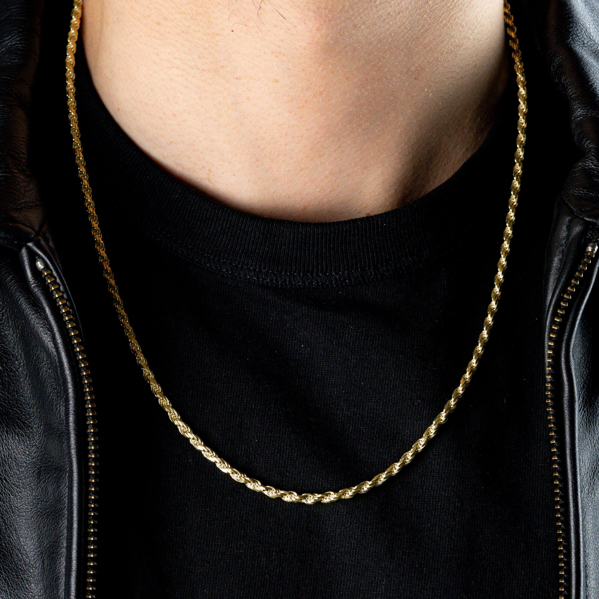 MATERIAL: PRATA BANHADA A OURO | Corrente Rope Large em Prata 925 banhada a Ouro 18k