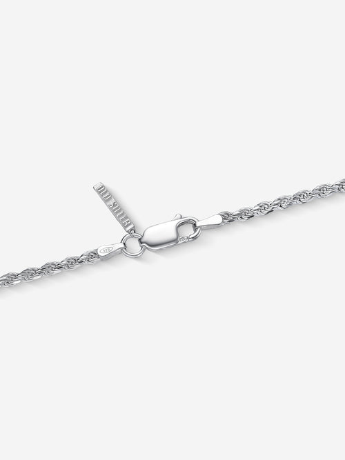 MATERIAL: PRATA | Corrente Rope Medium em Prata 925