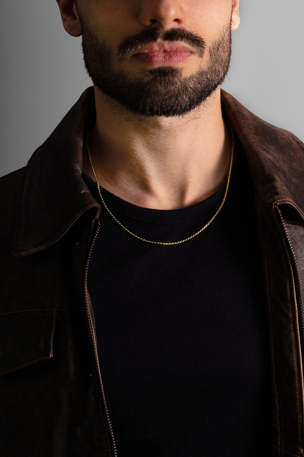 MATERIAL: PRATA BANHADA A OURO | Corrente Rope em Prata 925 banhada a Ouro 18k