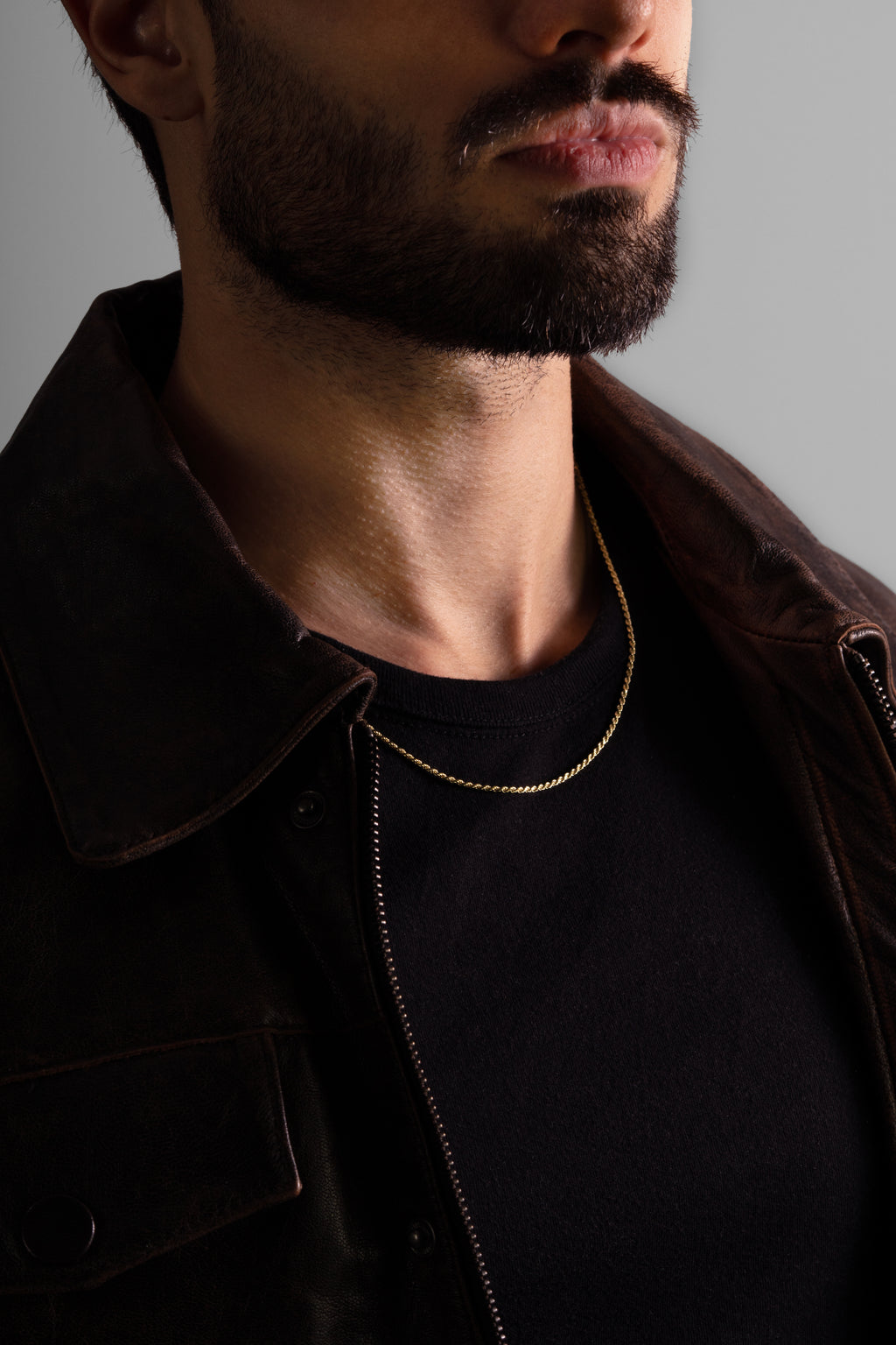 MATERIAL: PRATA BANHADA A OURO | Corrente Rope em Prata 925 banhada a Ouro 18k