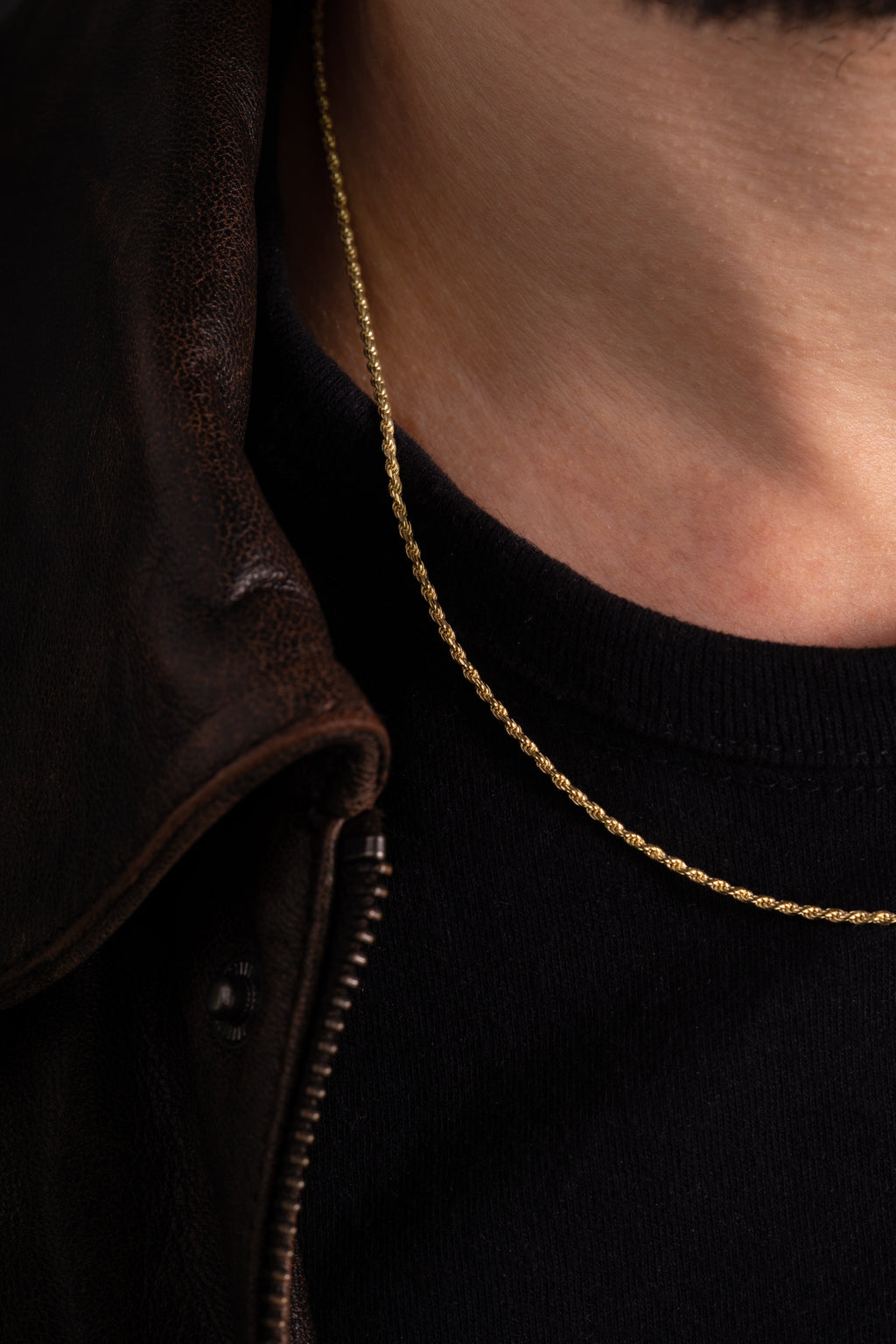 MATERIAL: PRATA BANHADA A OURO | Corrente Rope em Prata 925 banhada a Ouro 18k