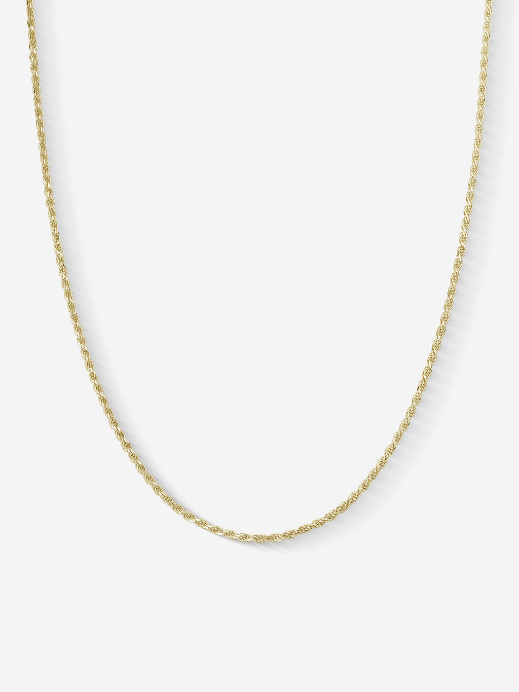 MATERIAL: PRATA BANHADA A OURO | Corrente Rope em Prata 925 banhada a Ouro 18k