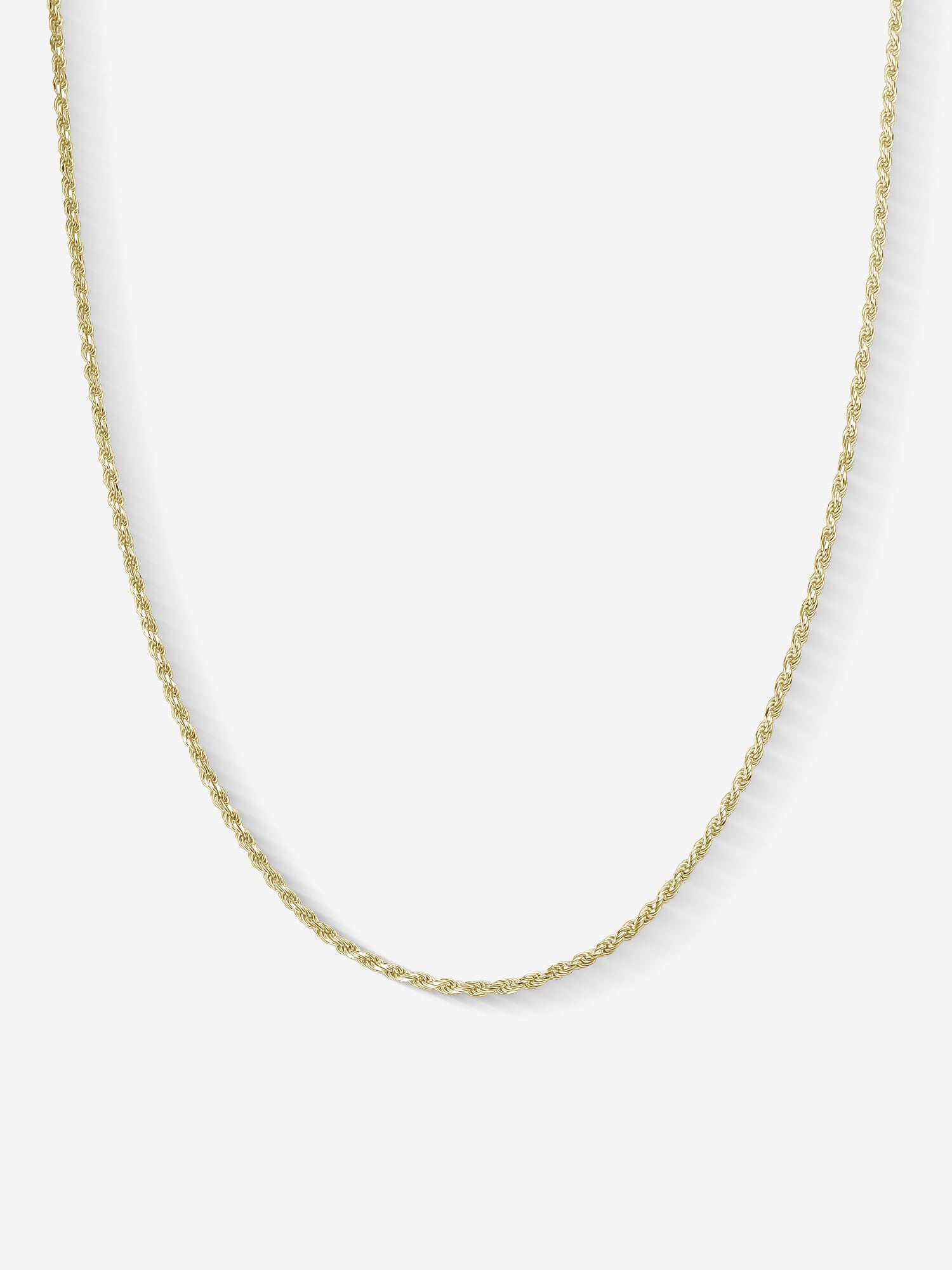 MATERIAL: PRATA BANHADA A OURO | Corrente Rope em Prata 925 banhada a Ouro 18k