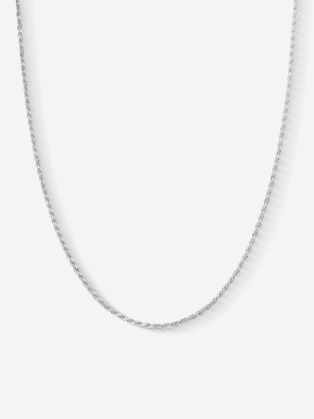 MATERIAL: PRATA | Corrente Rope em Prata 925