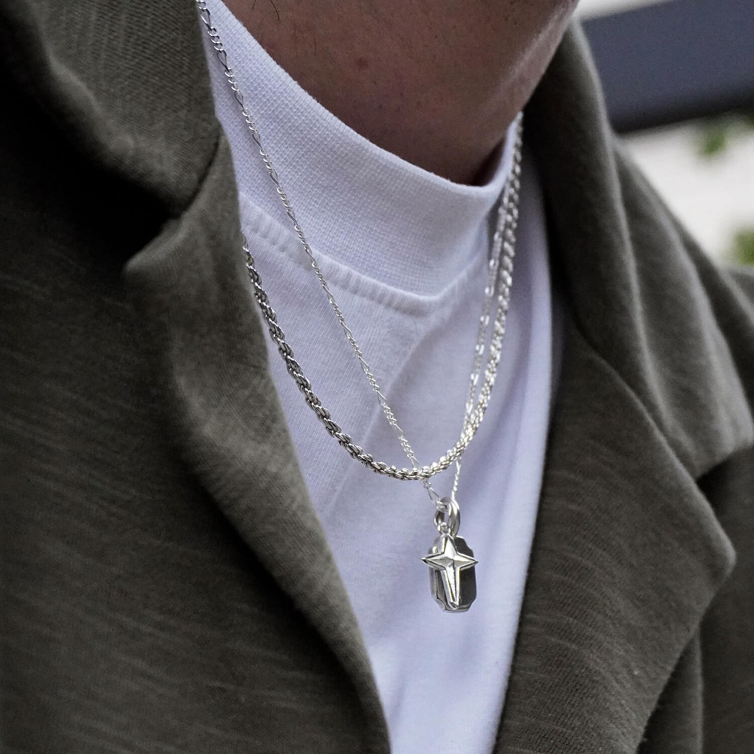 MATERIAL: PRATA | Corrente Rope Medium em Prata 925