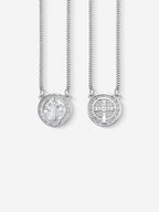 MATERIAL: PRATA | Escapulário Medal SB em Prata 925