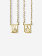 MATERIAL: PRATA BANHADA A OURO | Escapulário Standard em Prata 925 banhada a Ouro 18k