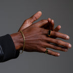 MATERIAL: PRATA BANHADA A OURO | Pulseira Grumet Medium em Prata 925 banhada a Ouro 18k