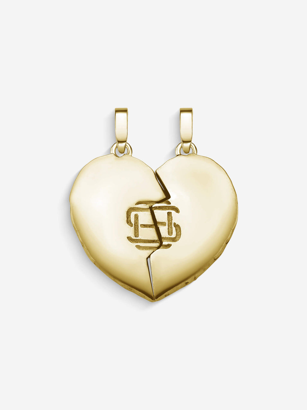 Pingente Lovers — Prata 925 banho em Ouro