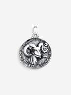 MATERIAL: PRATA OXIDADA | Pingente Aries em Prata 925 Oxidada
