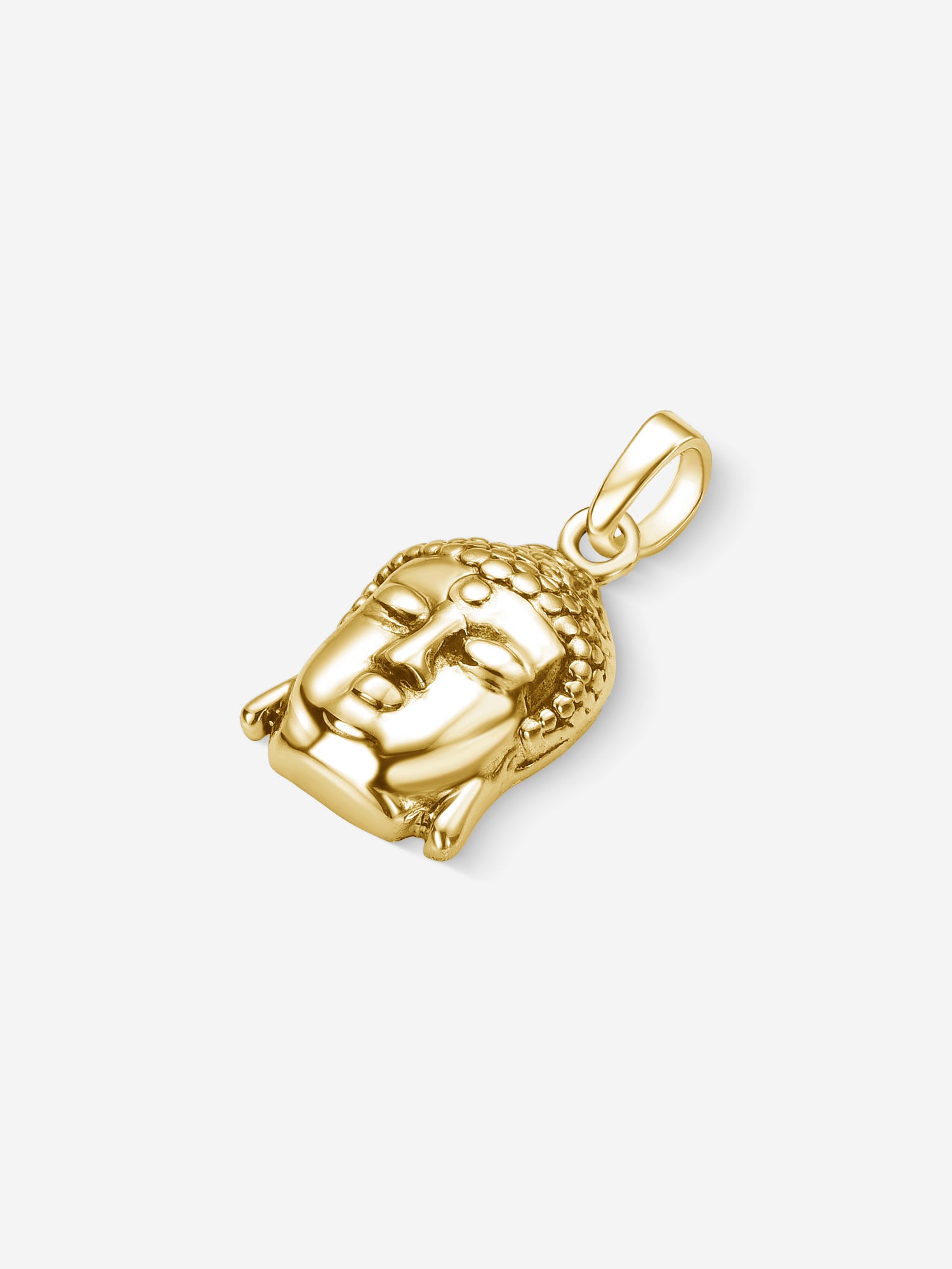 MATERIAL: PRATA BANHADA A OURO | Pingente Buddha em Prata 925 banhada a Ouro 18k