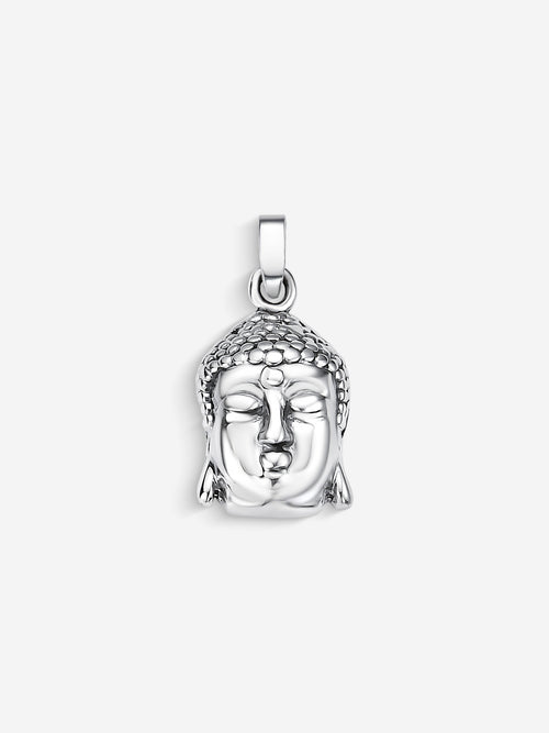 MATERIAL: PRATA OXIDADA | Pingente Buddha em Prata 925 Oxidada