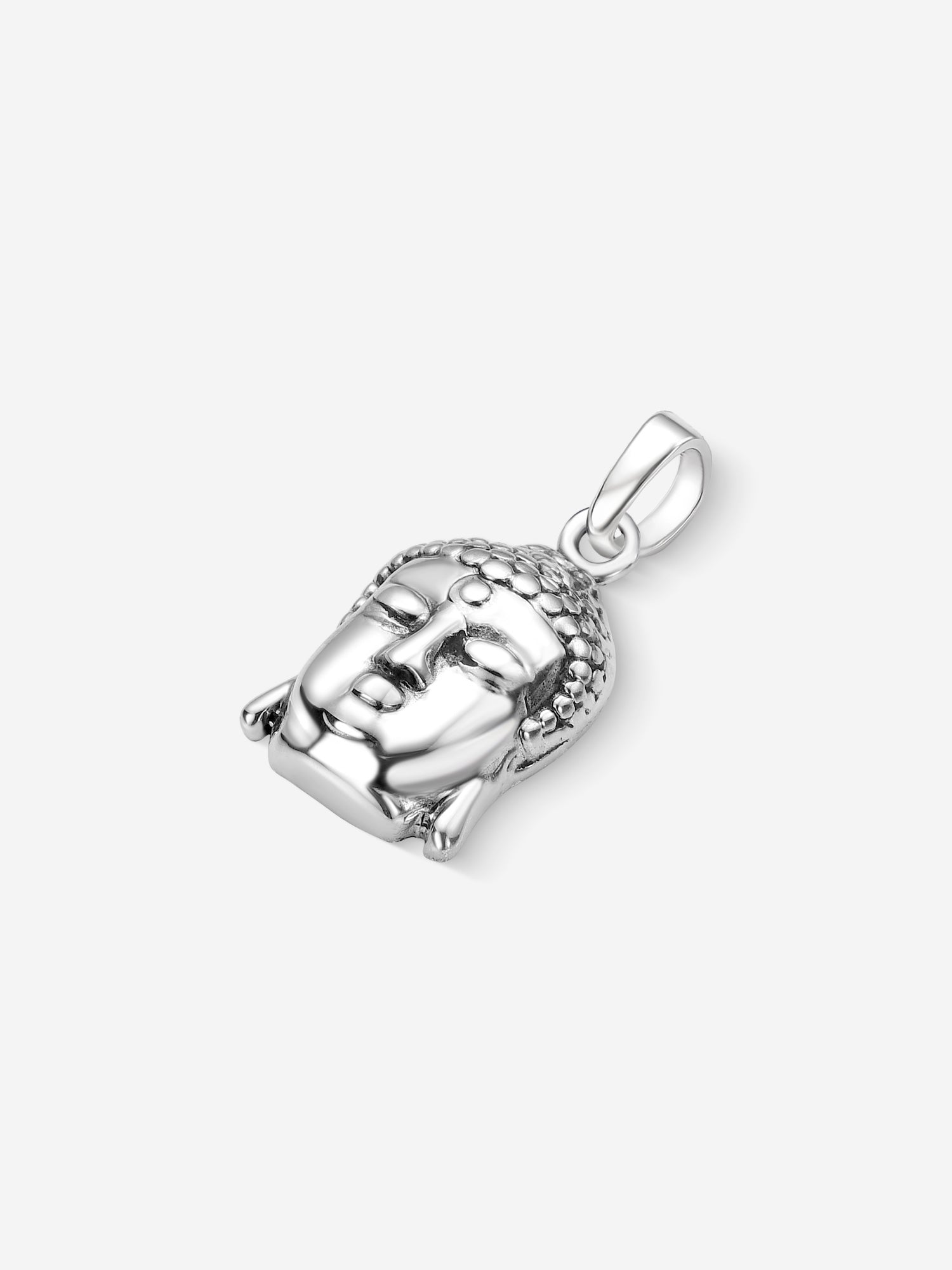 MATERIAL: PRATA OXIDADA | Pingente Buddha em Prata 925 Oxidada