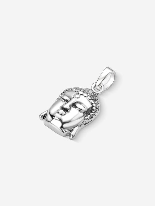 MATERIAL: PRATA OXIDADA | Pingente Buddha em Prata 925 Oxidada