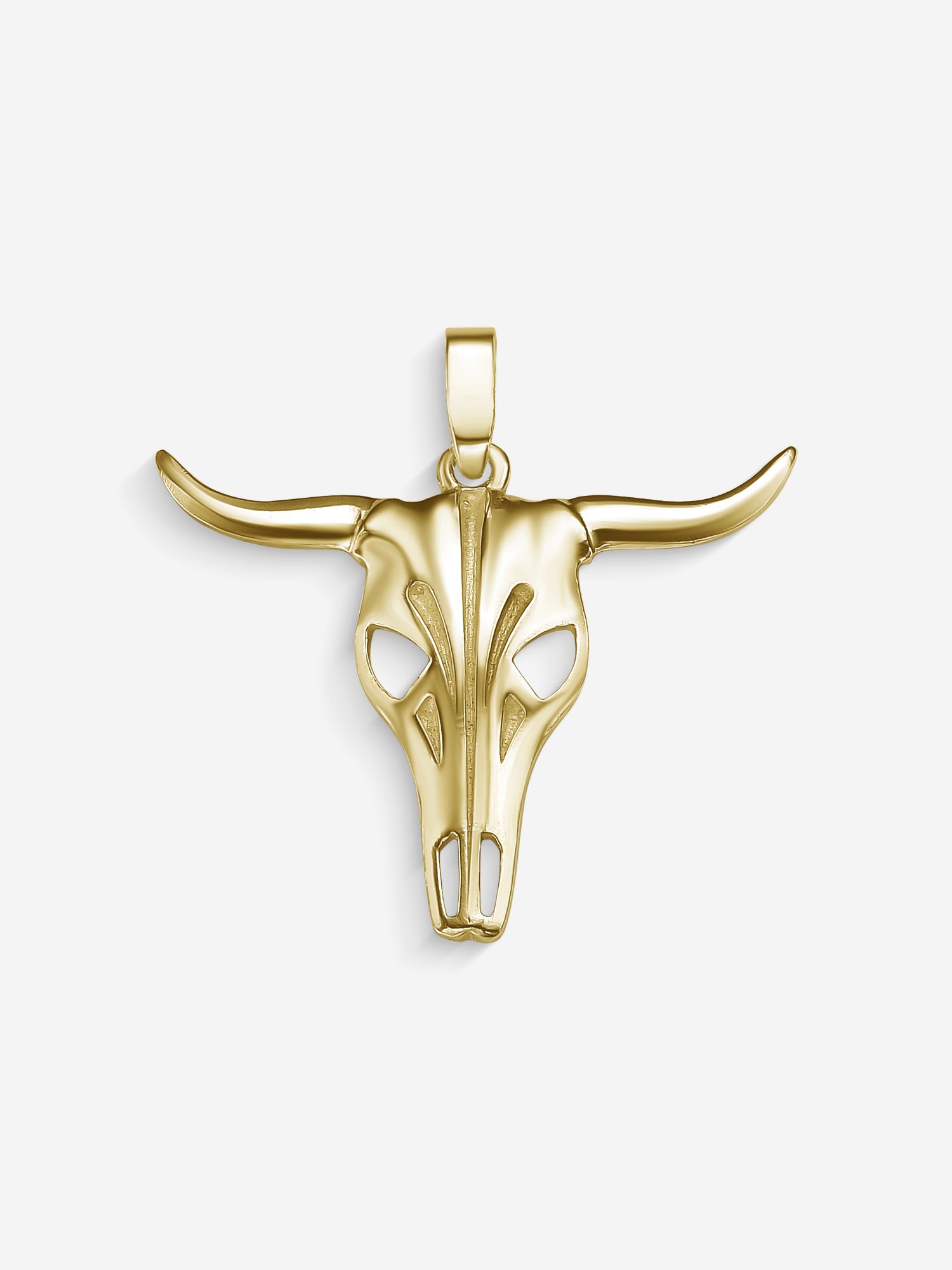 MATERIAL: PRATA BANHADA A OURO | Pingente Bull em Prata 925 banhada a Ouro 18k