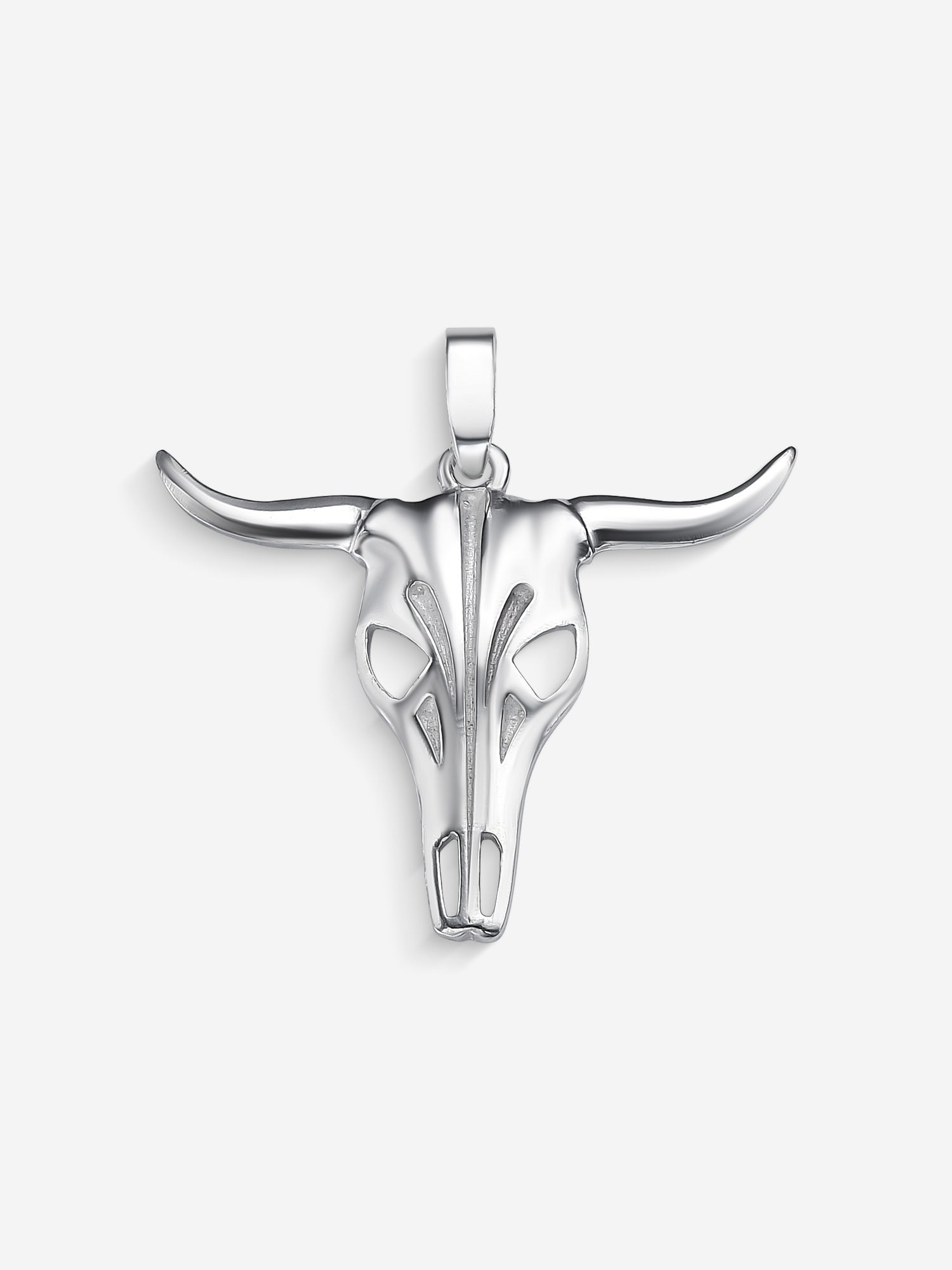 MATERIAL: PRATA | Pingente Bull em Prata 925