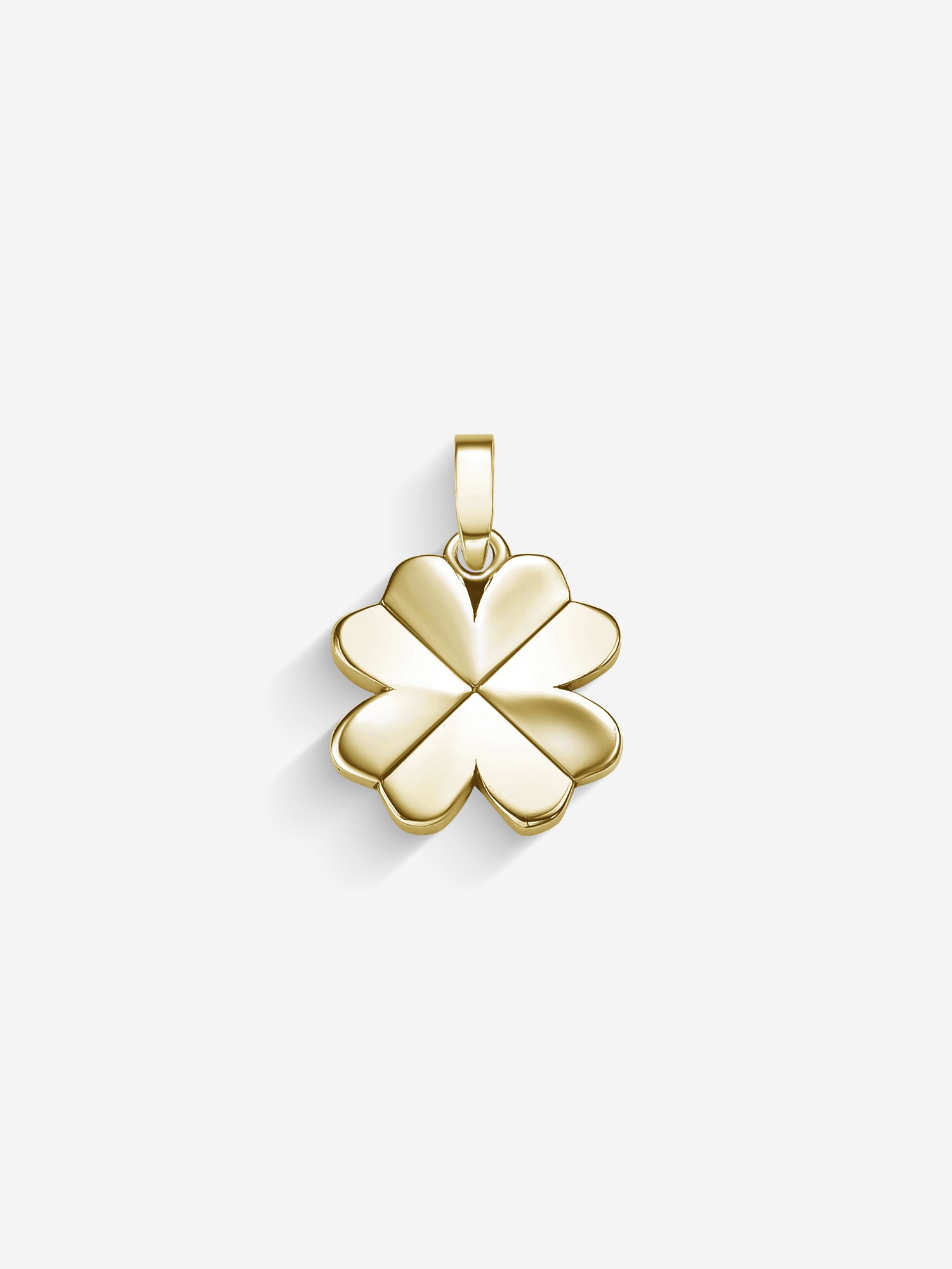 MATERIAL: PRATA BANHADA A OURO | Pingente Clover em Prata 925 banhada a Ouro 18k
