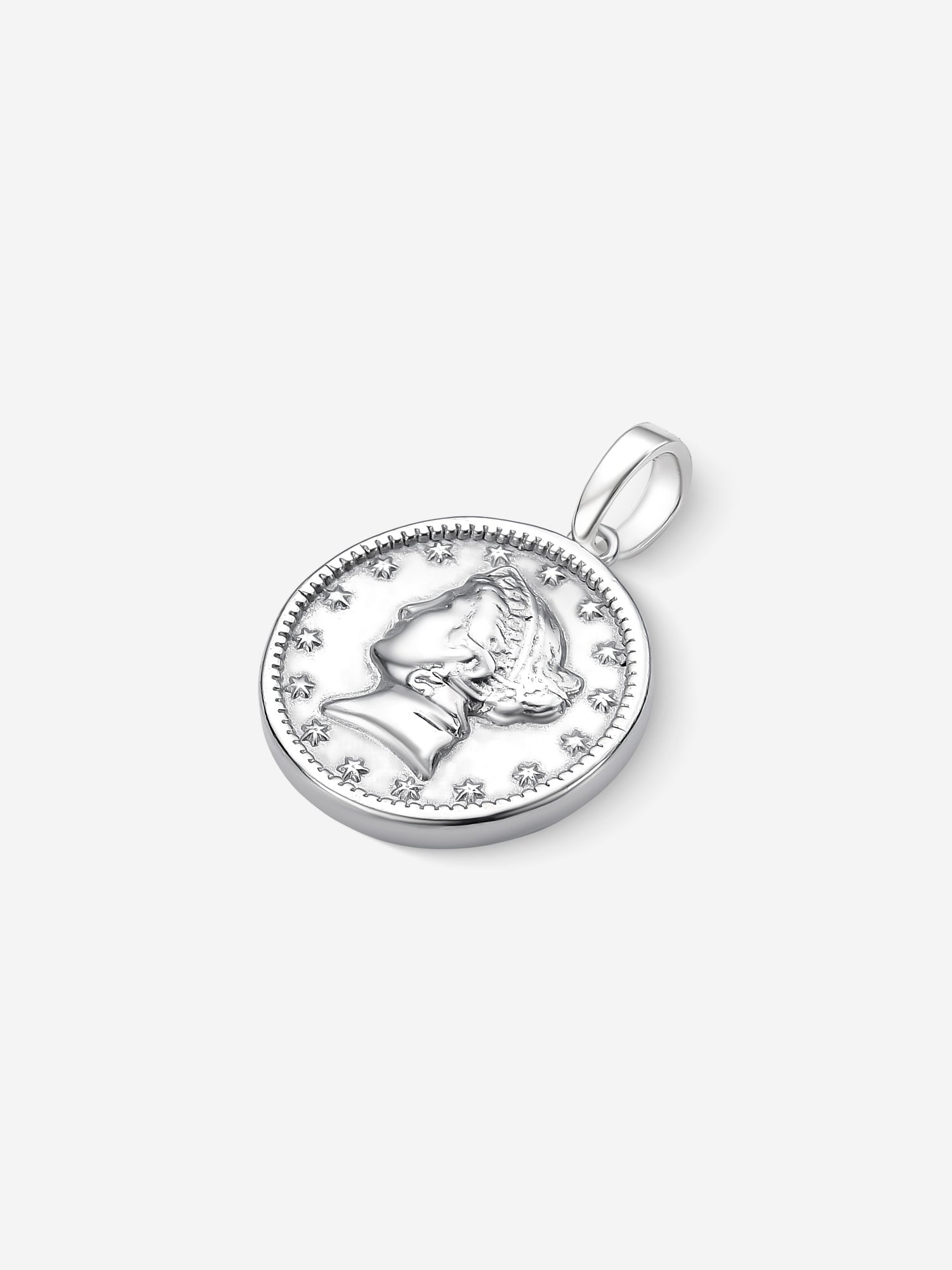 MATERIAL: PRATA | Pingente Coin em Prata 925