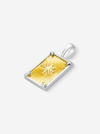 Pingente Compass II — Ouro & Prata