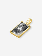 Pingente Compass II — Prata & Ouro
