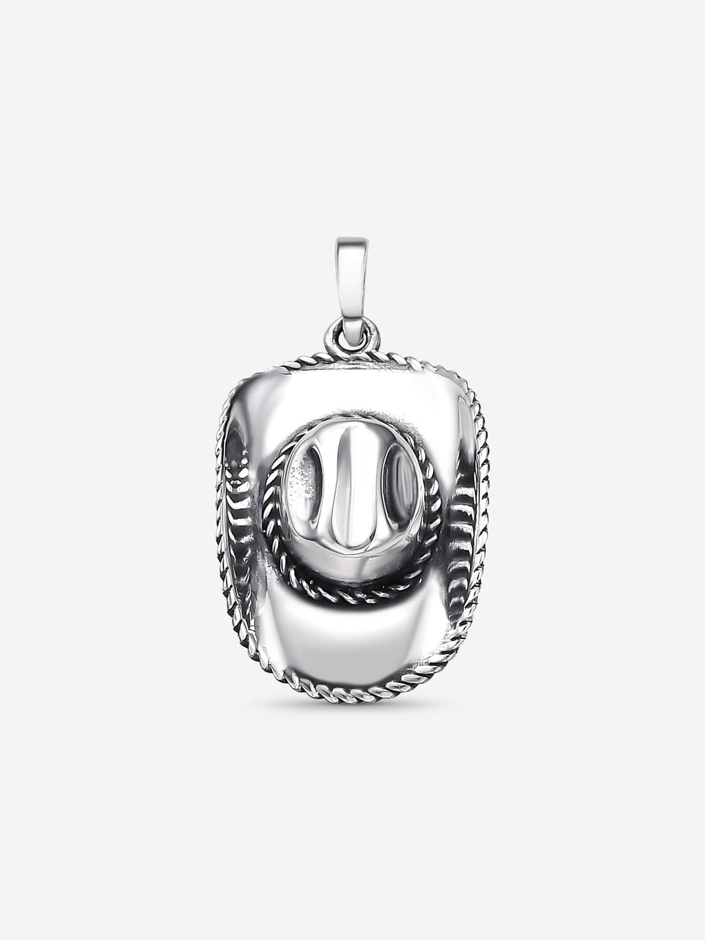 Pingente Cowboy Hat — Prata 925 Oxidada