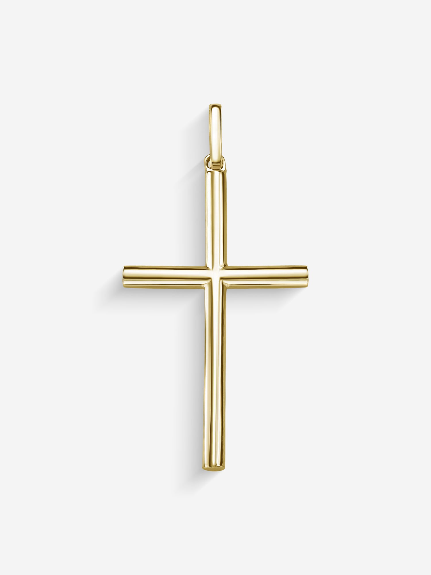 MATERIAL: PRATA BANHADA A OURO | Pingente Cross Medium em Prata 925 banhada a Ouro 18k
