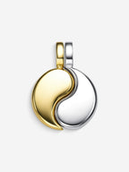 MATERIAL: PRATA E OURO | Pingente Dark-Light em Prata 925 e Ouro 18K