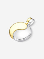 MATERIAL: PRATA E OURO | Pingente Dark-Light em Prata 925 e Ouro 18K