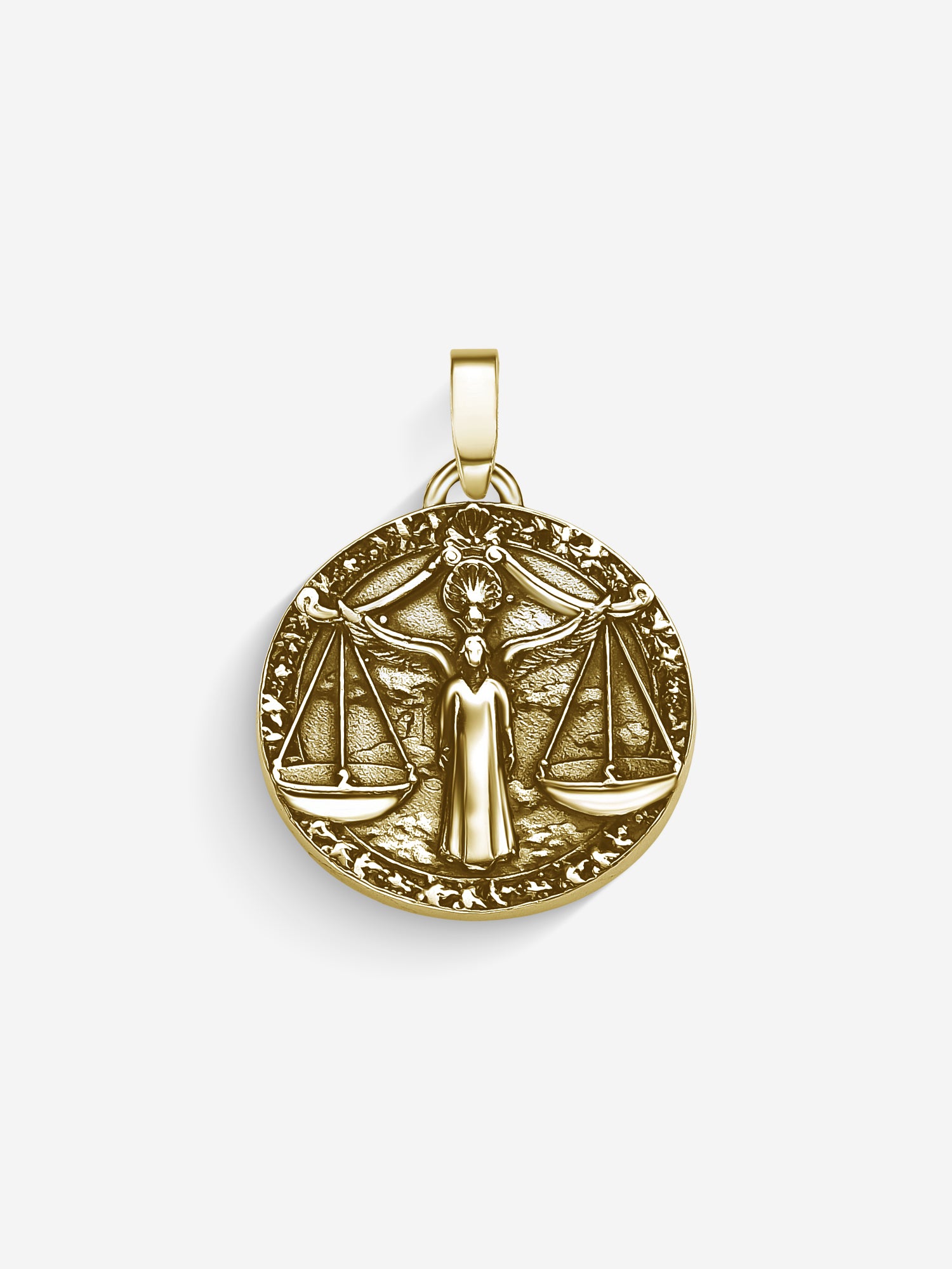 MATERIAL: PRATA BANHADA A OURO | Pingente Libra em Prata 925 banhada a Ouro 18k