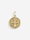 MATERIAL: PRATA BANHADA A OURO | Pingente Medal SB em Prata 925 banhada a Ouro 18k