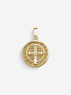 MATERIAL: PRATA BANHADA A OURO | Pingente Medal SB em Prata 925 banhada a Ouro 18k