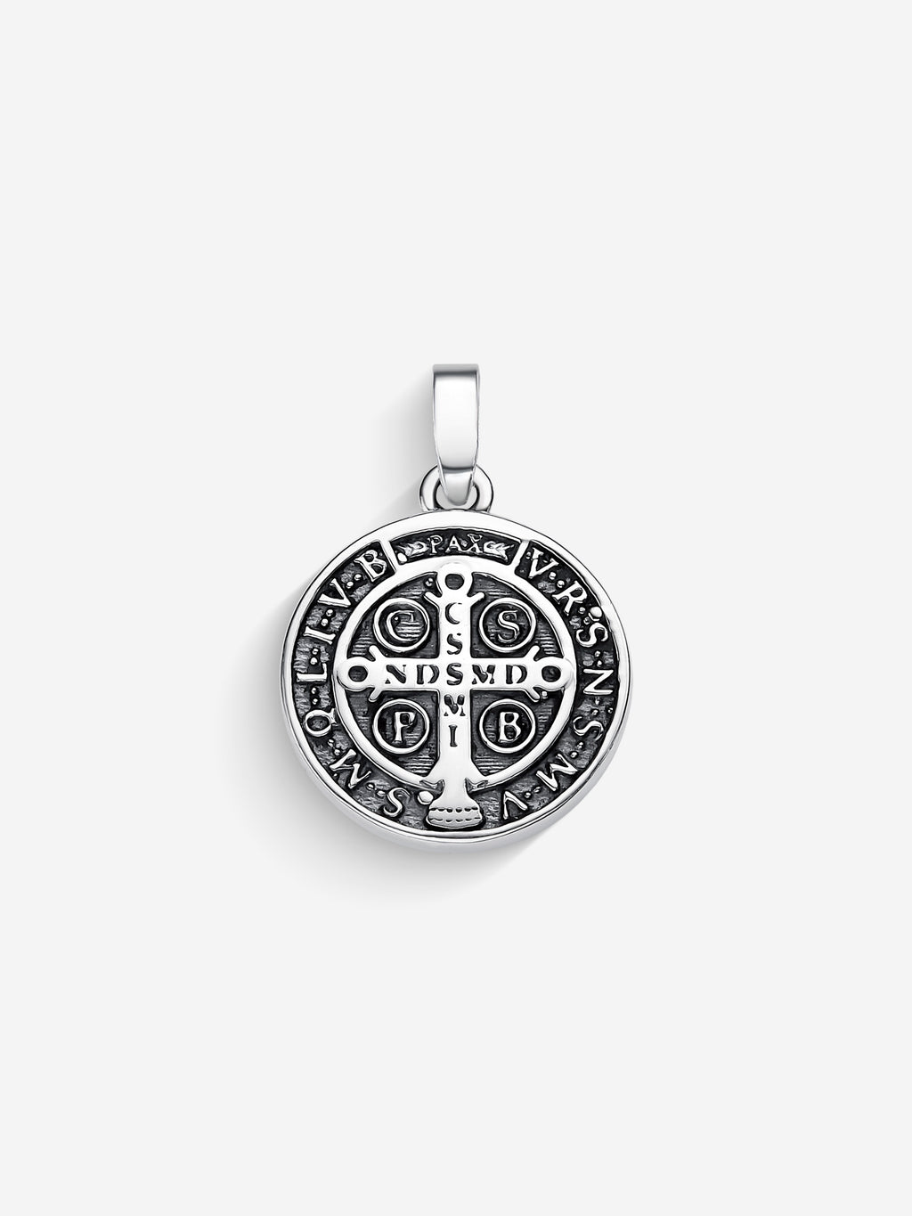 MATERIAL: PRATA OXIDADA | Pingente Medal SB em Prata 925 Oxidada