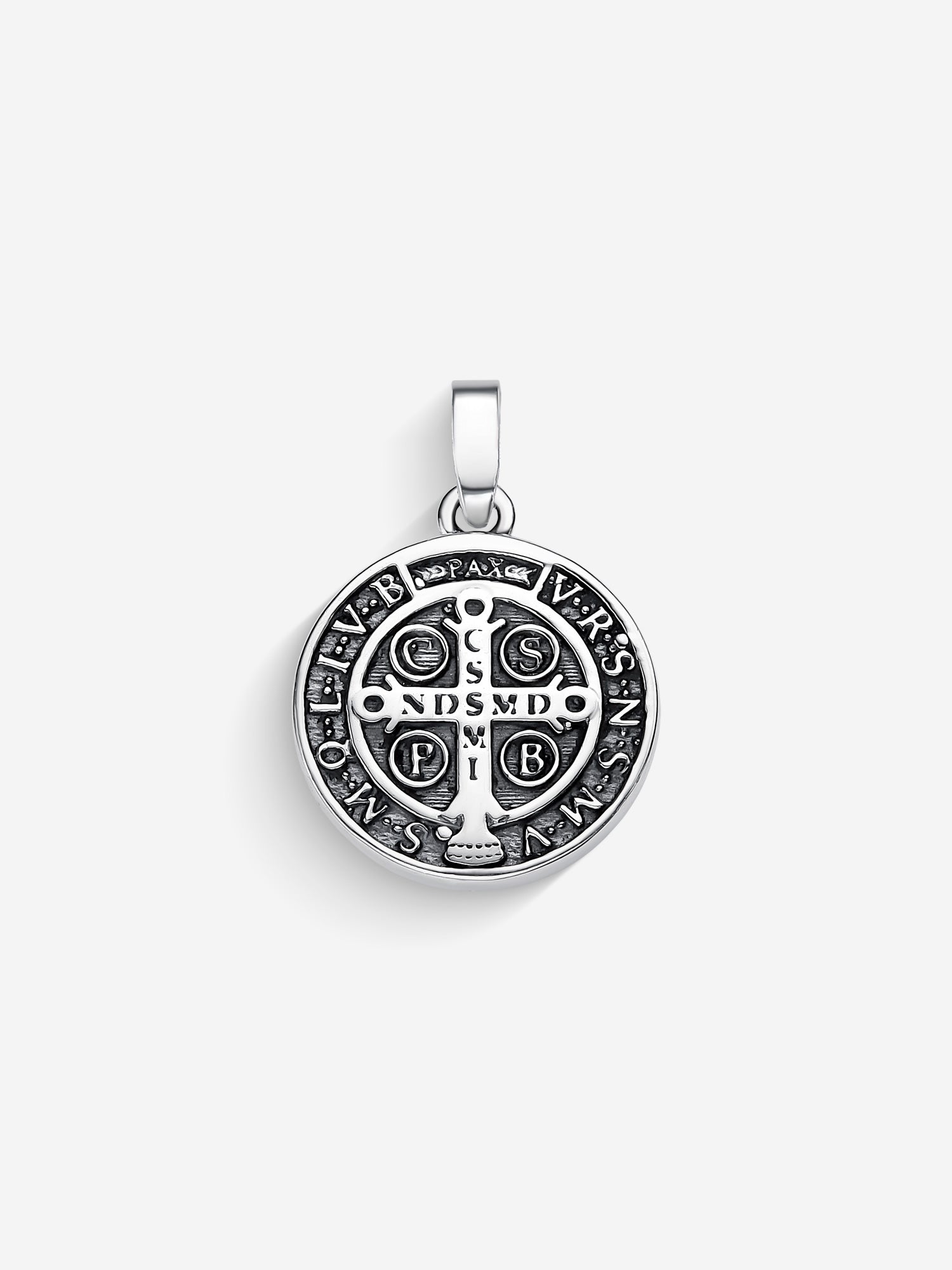 MATERIAL: PRATA OXIDADA | Pingente Medal SB em Prata 925 Oxidada