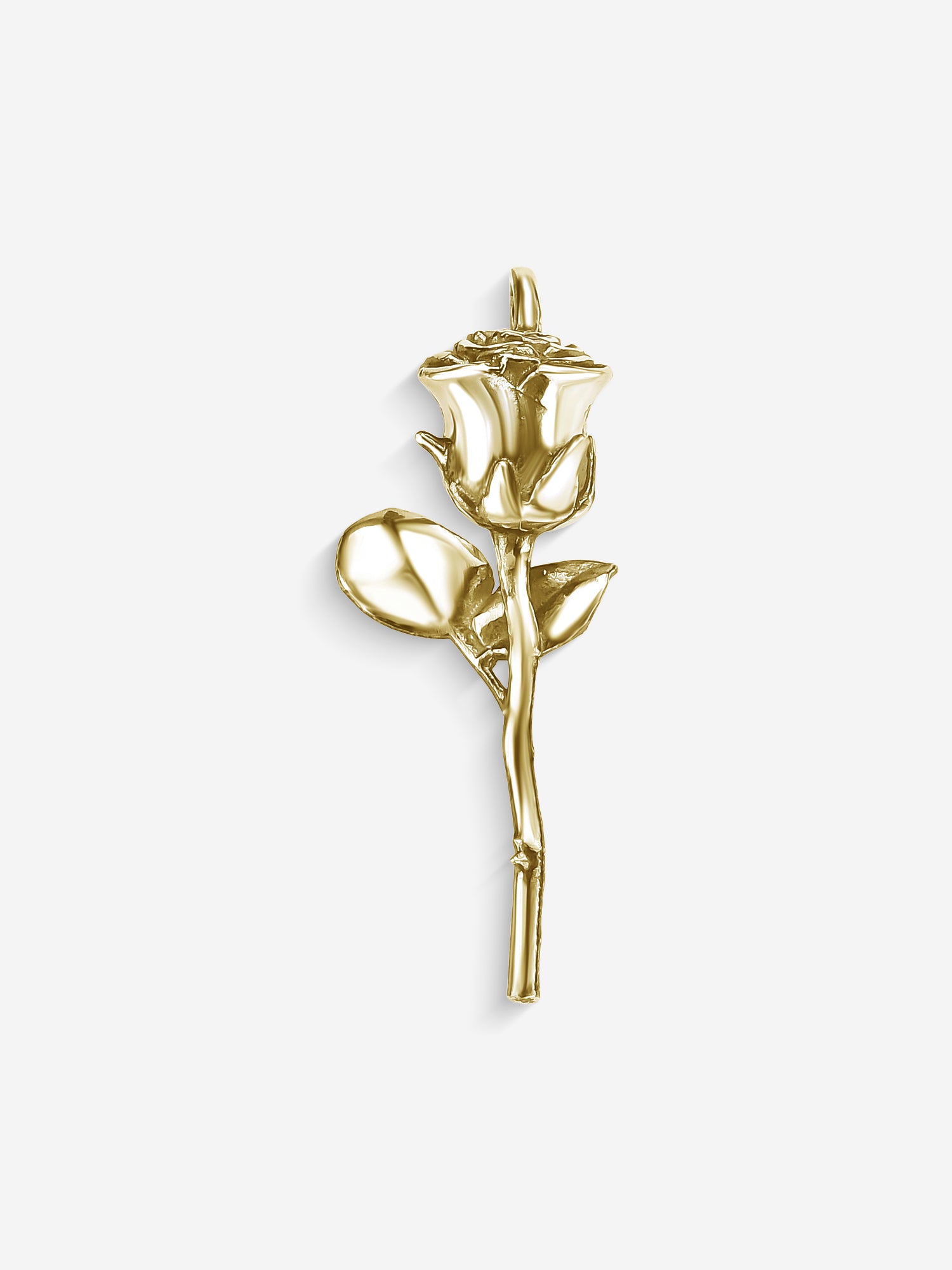 MATERIAL: PRATA BANHADA A OURO | Pingente Rose em Prata 925 banhada a Ouro 18k