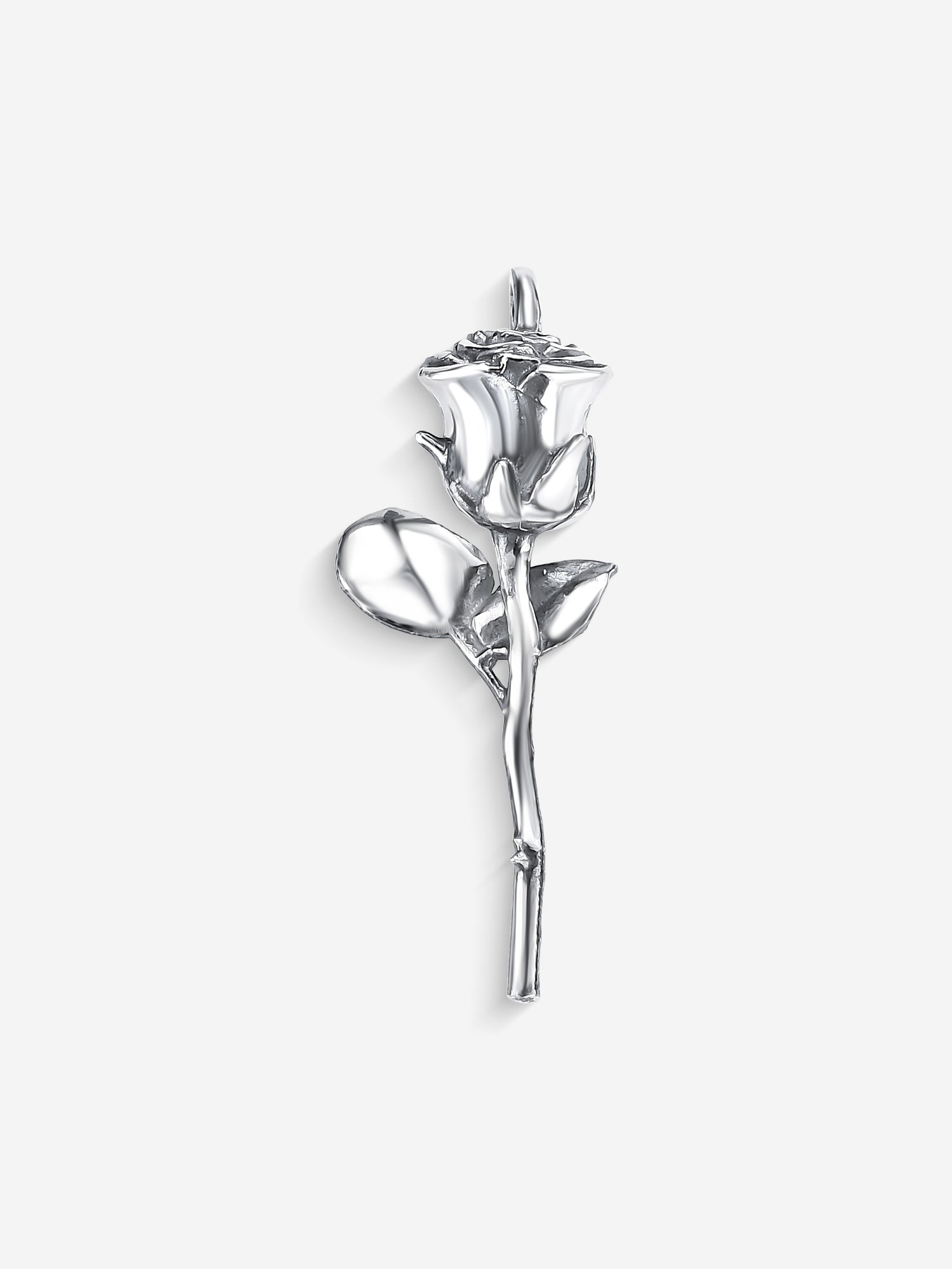 MATERIAL: PRATA OXIDADA | Pingente Rose em Prata 925 Oxidada