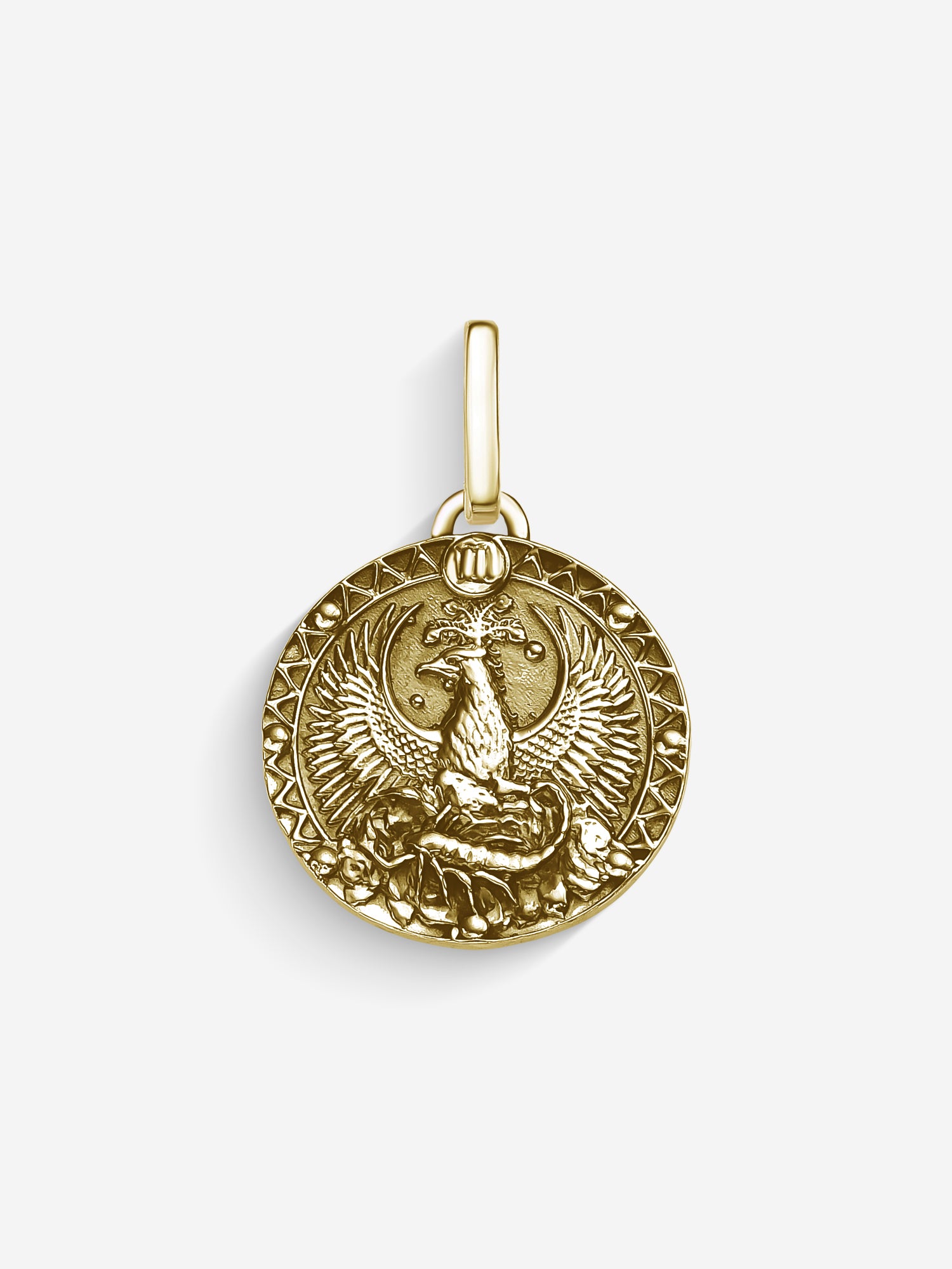 MATERIAL: PRATA BANHADA A OURO | Pingente Scorpio em Prata 925 banhada a Ouro 18k