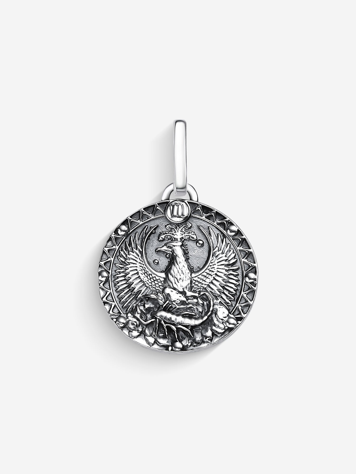 MATERIAL: PRATA OXIDADA | Pingente Scorpio em Prata 925 Oxidada