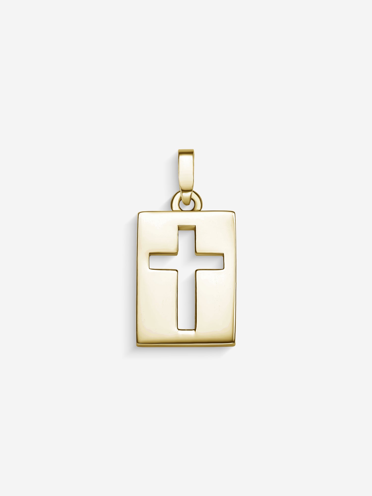 MATERIAL: PRATA BANHADA A OURO | Pingente Shield II em Prata 925 banhada a Ouro 18k