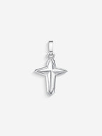 MATERIAL: PRATA | Pingente Star Cross em Prata 925
