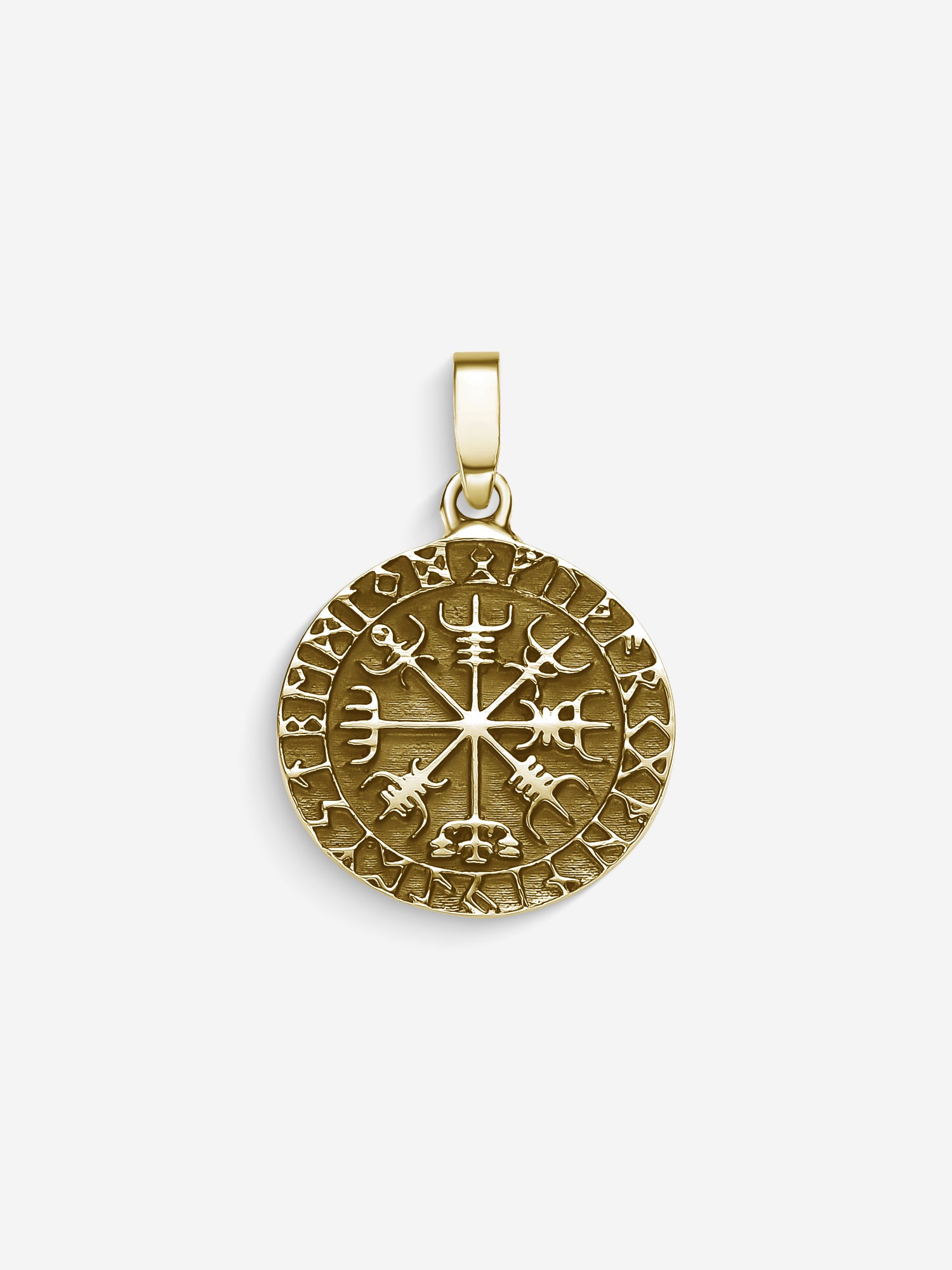 MATERIAL: PRATA BANHADA A OURO | Pingente Valhalla em Prata 925 banhada a Ouro 18k