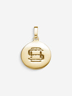 MATERIAL: PRATA BANHADA A OURO | Pingente Valhalla em Prata 925 banhada a Ouro 18k