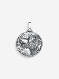 MATERIAL: PRATA OXIDADA | Pingente Wolf em Prata 925 Oxidada
