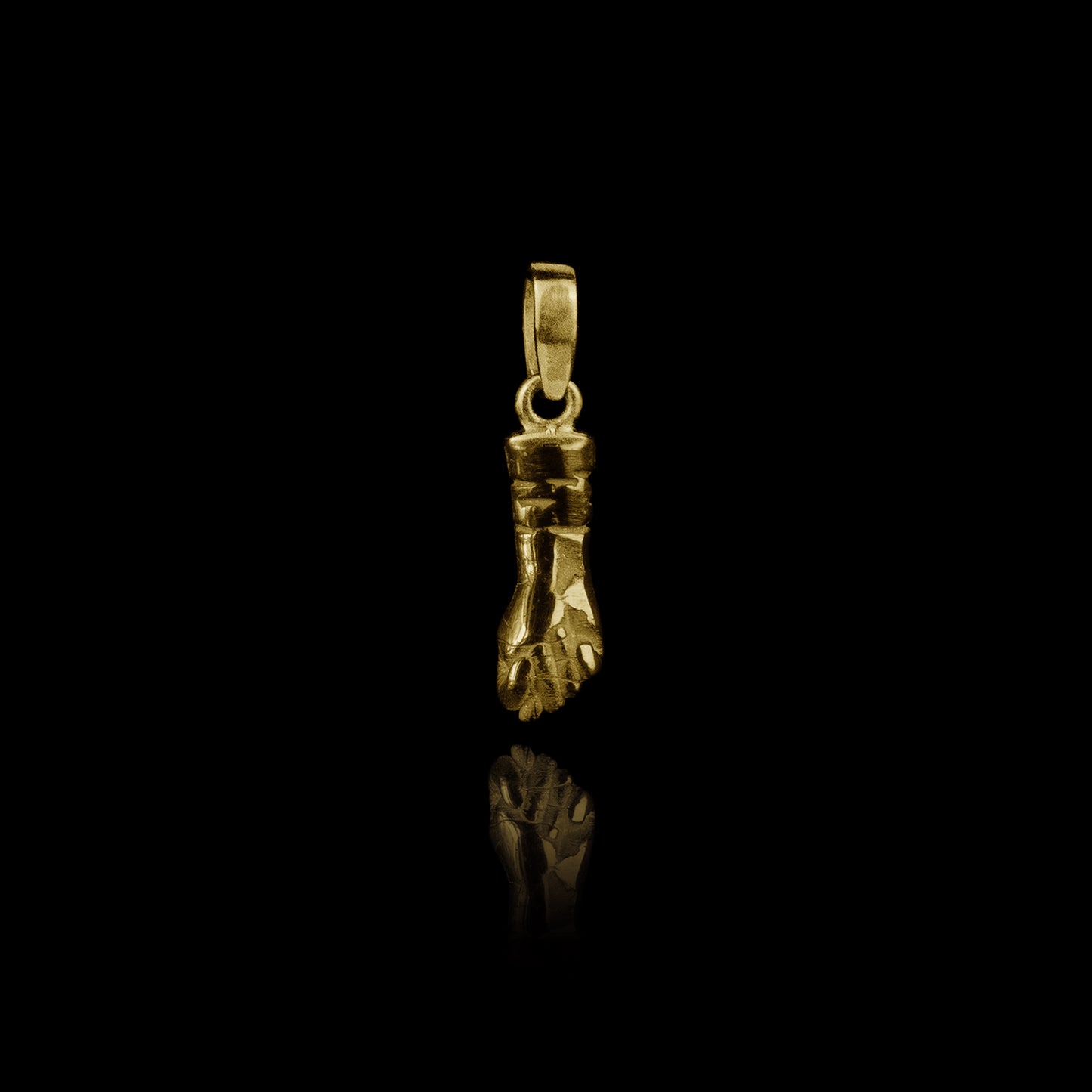 Pingente de Prata Luck Banhado a Ouro