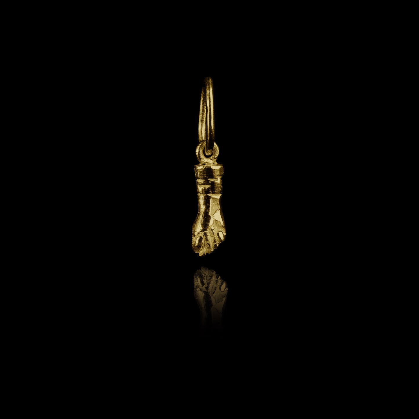 Pingente de Prata Luck Mini Banhado a Ouro