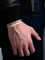 Pulseira Signature — Prata 925 banho em Ouro