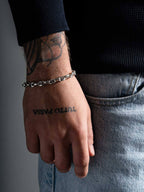 Pulseira Marine Masculina com Elos Marinheiros em Prata 925