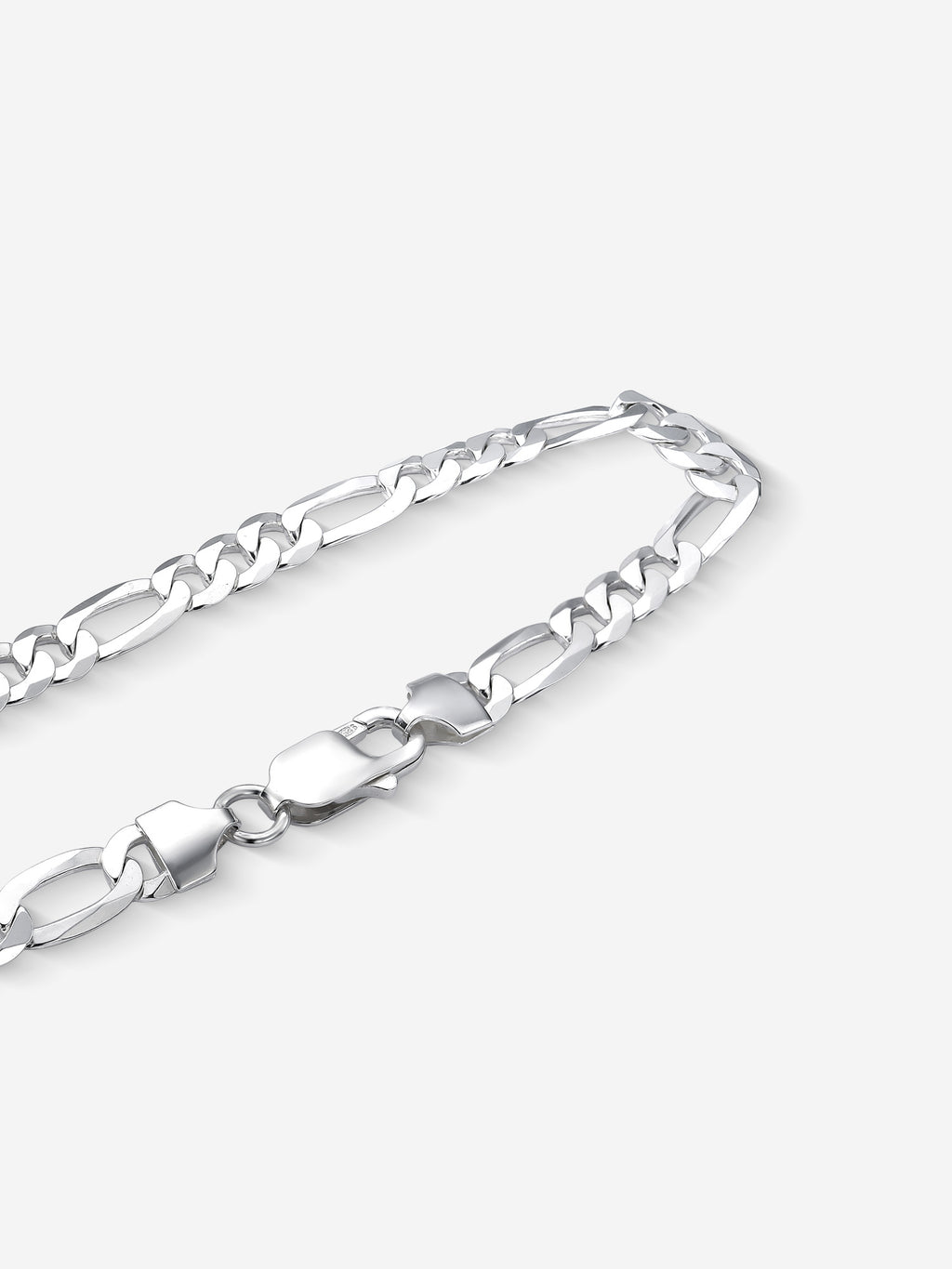 MATERIAL: PRATA | Pulseira Figaro Medium em Prata 925