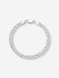 MATERIAL: PRATA | Pulseira Grumet Dupla Large em Prata 925