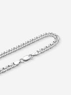 MATERIAL: PRATA | Pulseira Grumet Dupla Medium em Prata 925