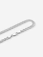 MATERIAL: PRATA | Pulseira Grumet Dupla Slim em Prata 925